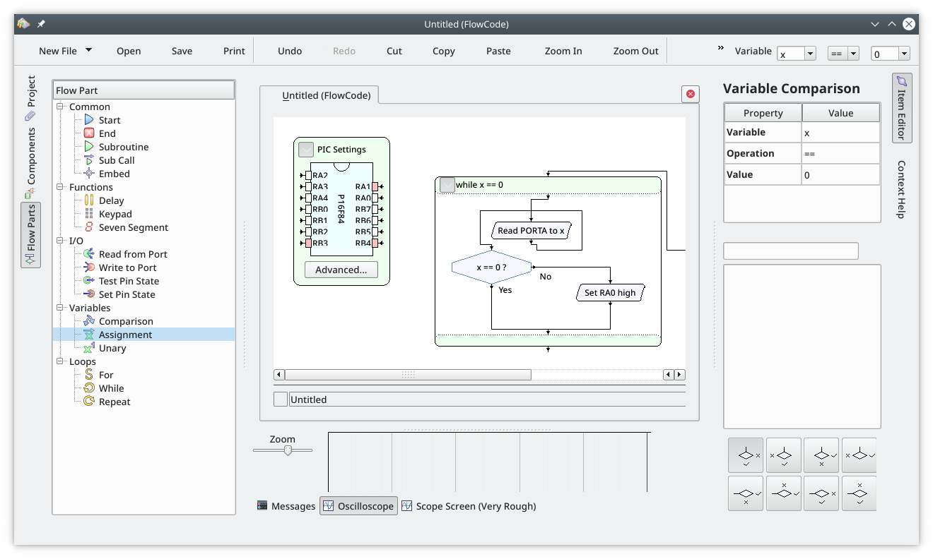 Screenshot of KTechlab